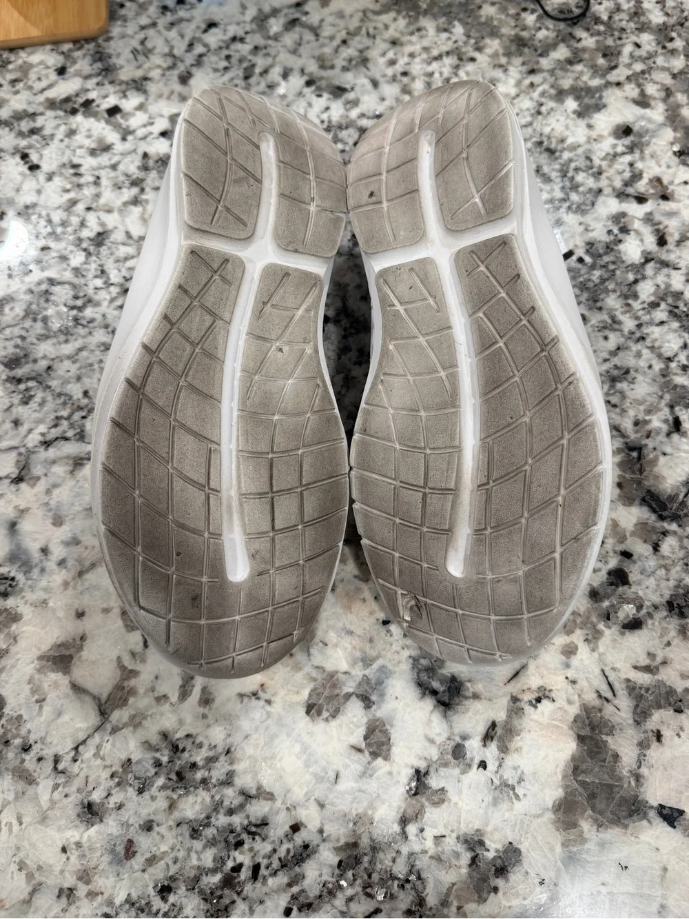 OOFOS Women's White Athletic Slip-On Sneakers with Green Insole Accent